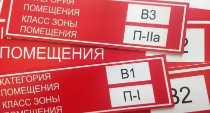 Расчет категорий по пожарной опасности